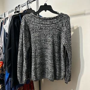 Black and white Croft and Barrow sweater